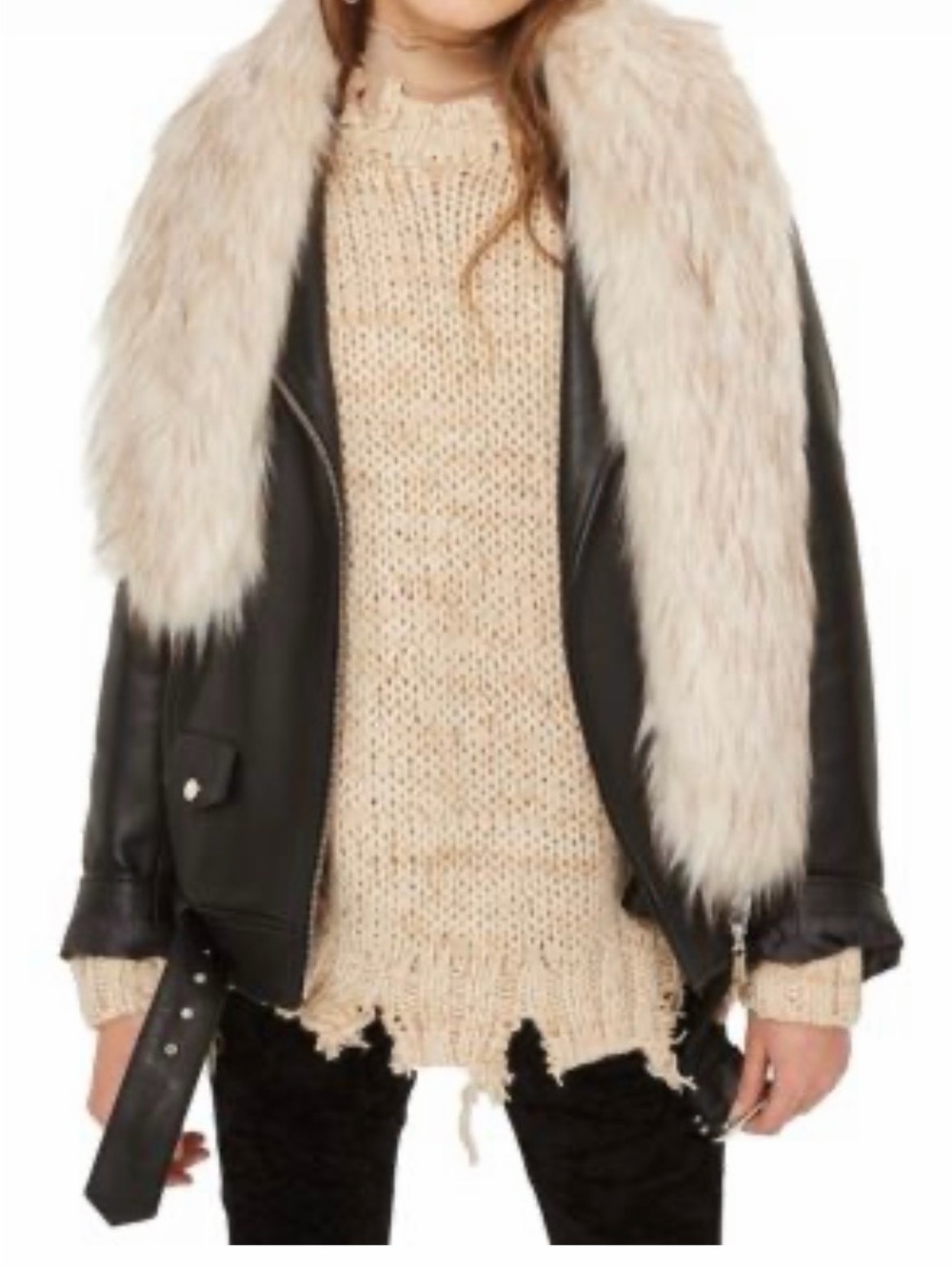 Brand NEW TopShop Faux Fur Scarf Soft